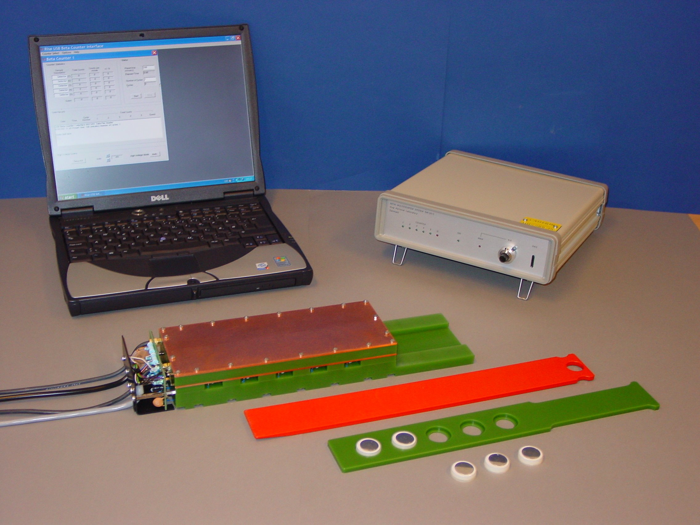 Risø low-level beta GM multicounter system